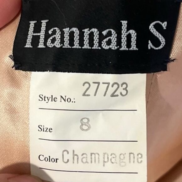 Hannah S Vintage Prom Mini Dress Jeweled Dazzling Tulle Skirt US 8 See Details - Picture 8 of 9